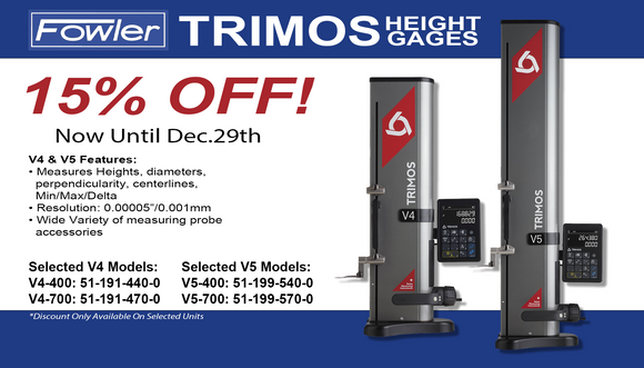 Exclusive Fowler Trimos Height Gage SALE