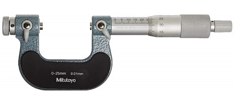 126-125 Mitutoyo Screw Micrometer 0-25mm Standard Screw Thread Micrometers Mitutoyo   
