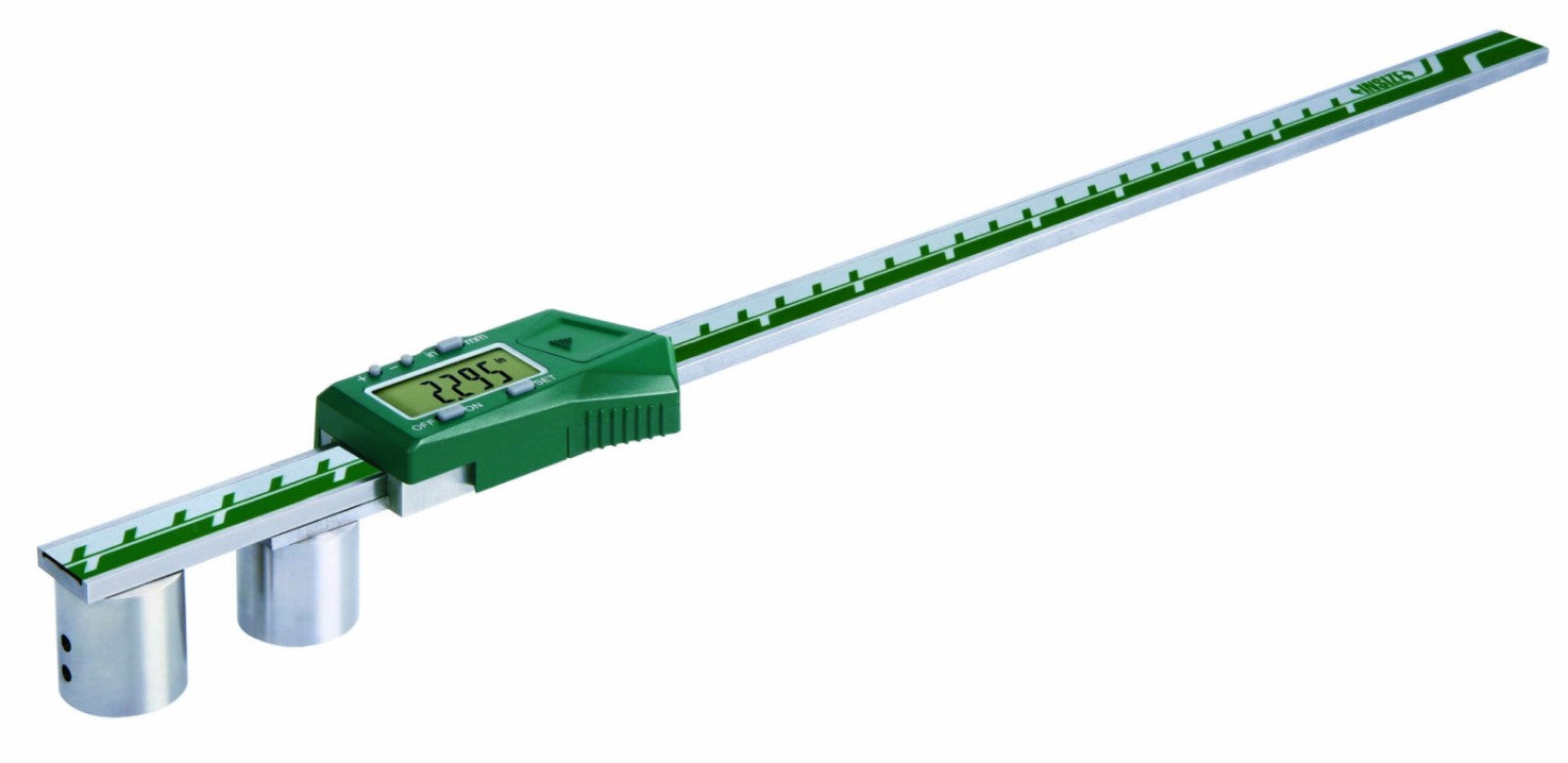1527-300 INSIZE Electronic Back Jaw Caliper, Interchangeable Tips