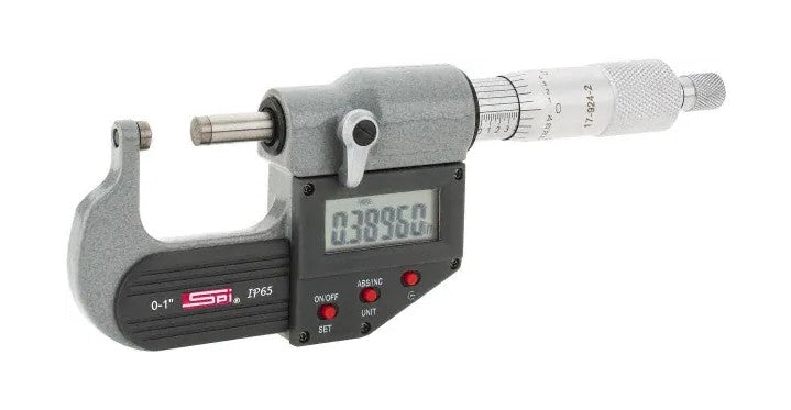 17-924-2 SPI Ball Anvil Micrometer 0-1