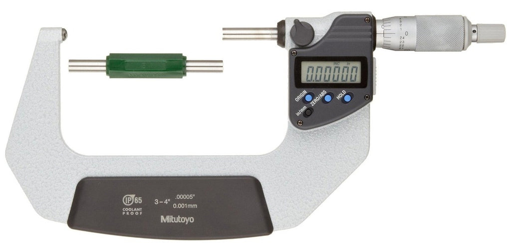 395-354-30 Mitutoyo Ball Anvil Micrometer 3-4
