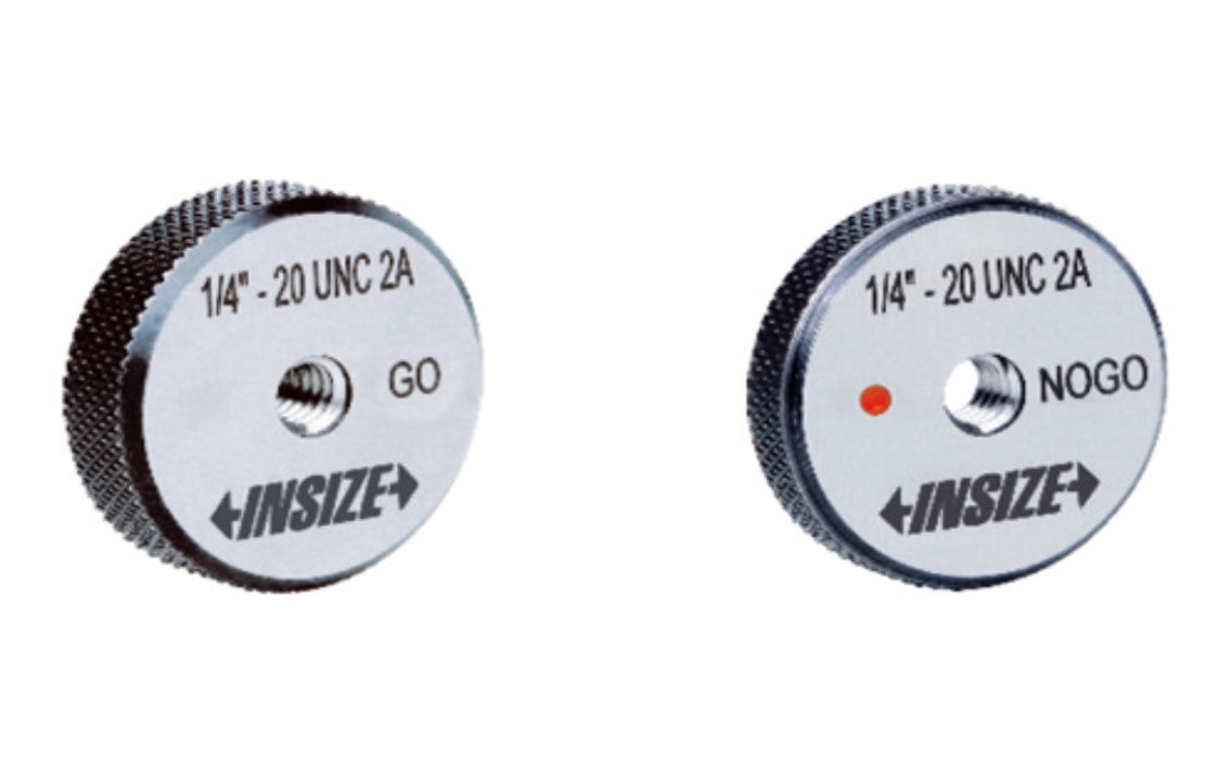 INSIZE Standard Thread Ring Gages, GO NO GO Set GreatGages