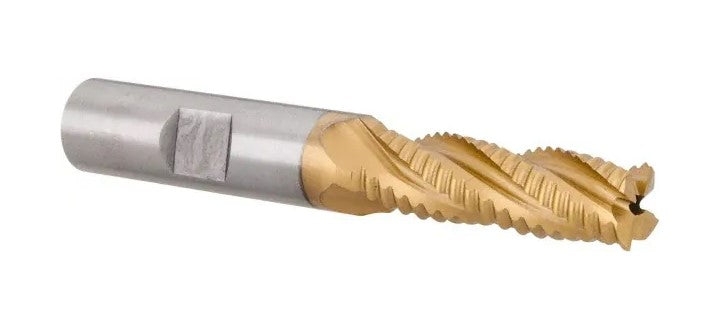 47-526-9 M-42 Cobalt TiN Coated Roughing End Mill 7/16