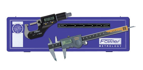 54-004-854 Fowler Caliper & Mic Tool Set Precision Tool Kit Fowler   