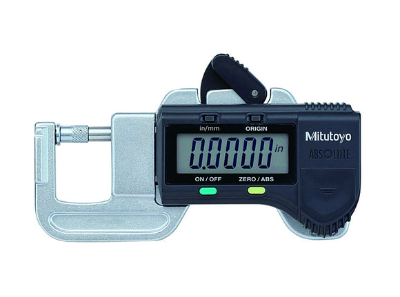 700-118-30-CAL Mitutoyo Quick Mini Thickness Gage with CAL Cert Digital Thickness Gage Mitutoyo   