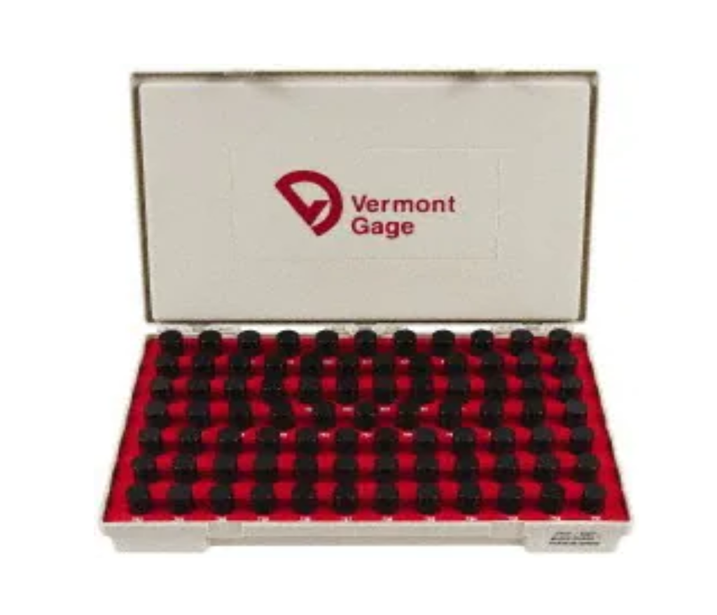 Vermont Black Guard Pin Set .7510 - .8320 Vermont Black Pin Gages Vermont   