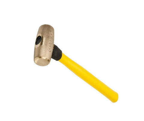 No-Mar Brass Hammer with Fiberglass Handle - Various Sizes Hammers SPI 64 oz  