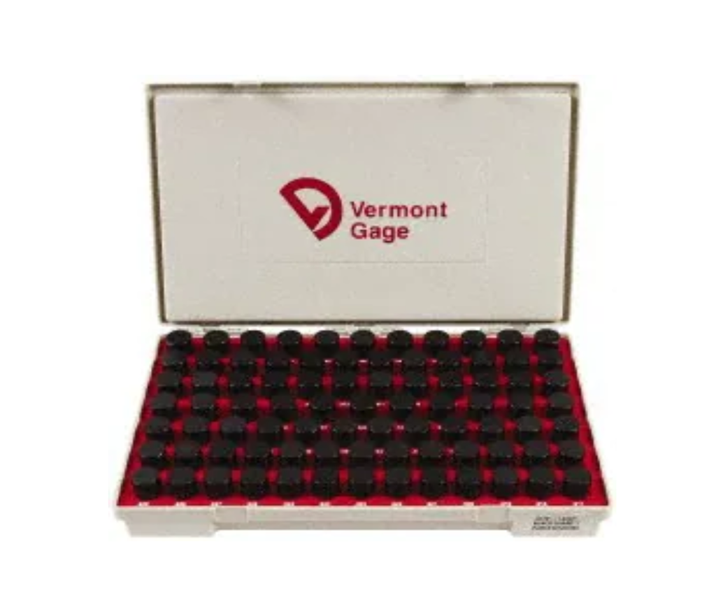 Vermont Black Guard Pin Set .9170 - 1.0000 Vermont Black Pin Gages Vermont   