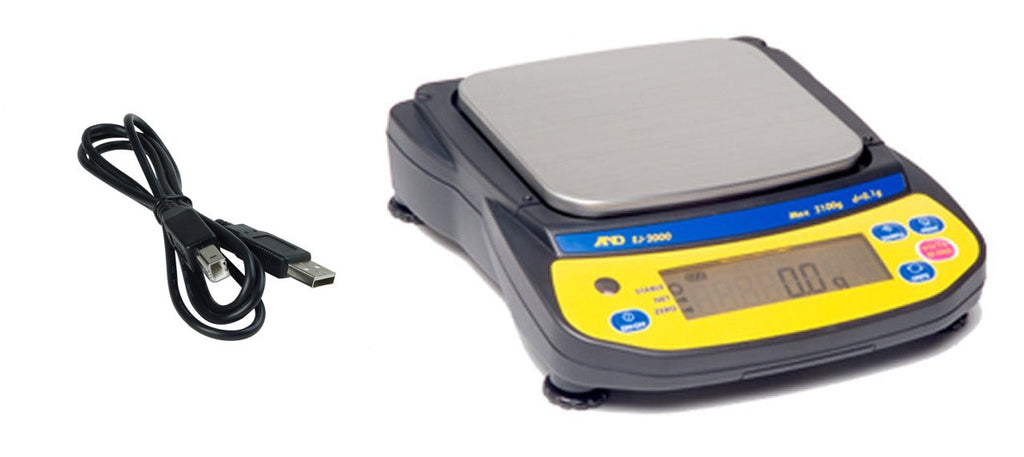 A&D EJ1500 Scale to PC-USB Package 1500 grams Precision Balance A&D   