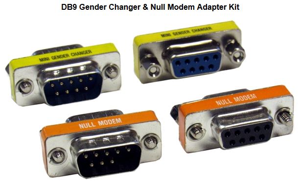 thumbnail image 2 of DB9 Null Modem Adapter – Male To Female Serial Gender Changer, Cross Wiring 2 of 6