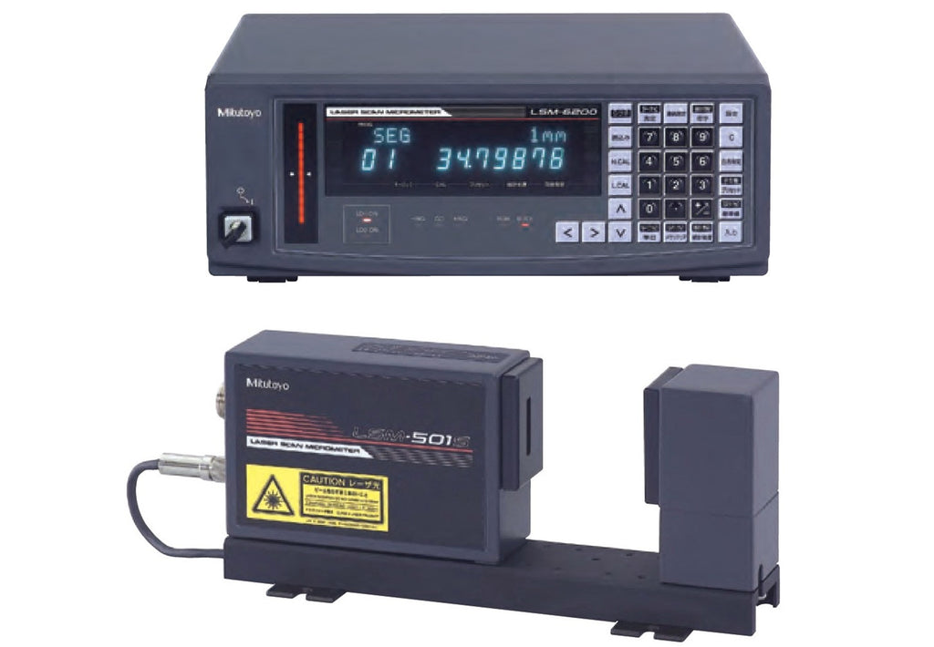 64PKA118 Mitutoyo Laser Scan Micrometer 501S & Display Laser Scan Micrometer Mitutoyo   