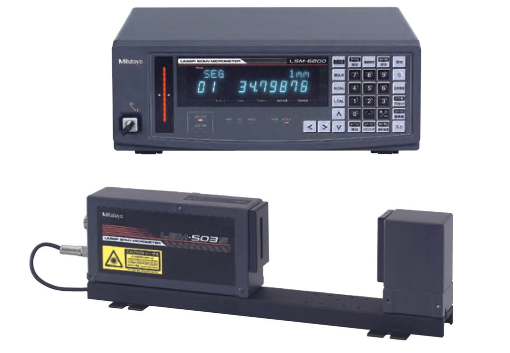 64PKA119 Mitutoyo Laser Scan Micrometer 503S & Display Laser Scan Micrometer Mitutoyo   