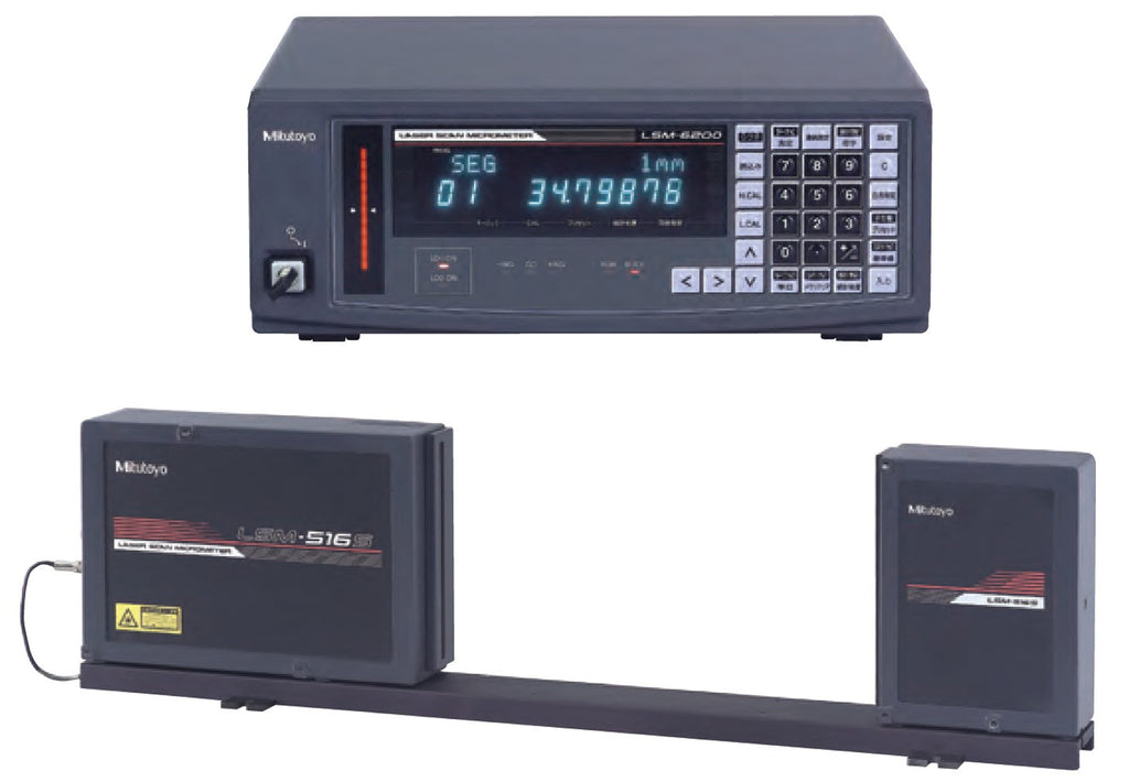 64PKA122 Mitutoyo Laser Scan Micrometer 516S & Display Laser Scan Micrometer Mitutoyo   