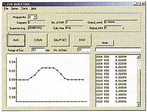 LSM Quicktool Software Laser Scan Micrometer Mitutoyo   
