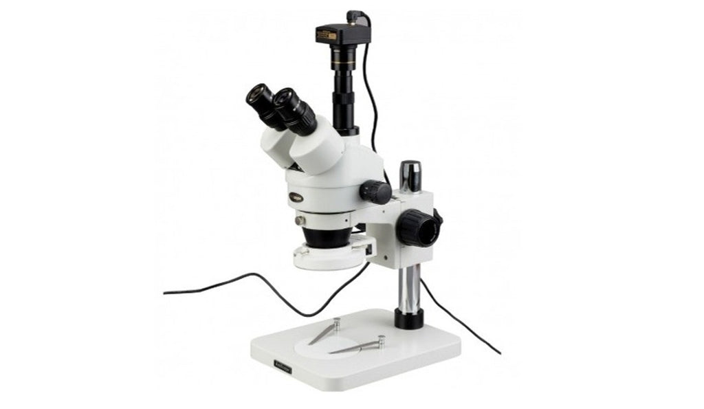 SM1TSZ144 Video Microscope 3.5X - 90X Zoom with 5MP USB Camera Digital Microscopes GreatGages   
