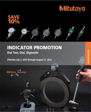 Mitutoyo 2016 Indicator Promotion
