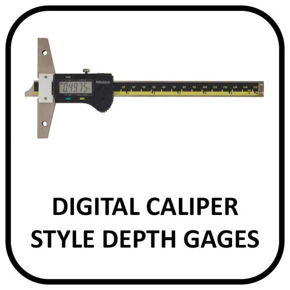 Digital Caliper Style Depth Gages