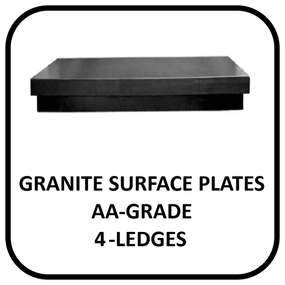 AA Grade 4-Ledge Granite Surface Plates