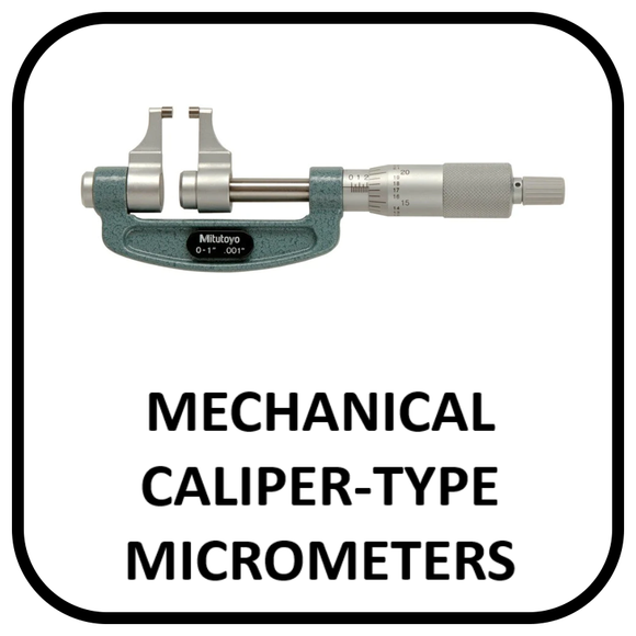 Standard Caliper Type Micrometers