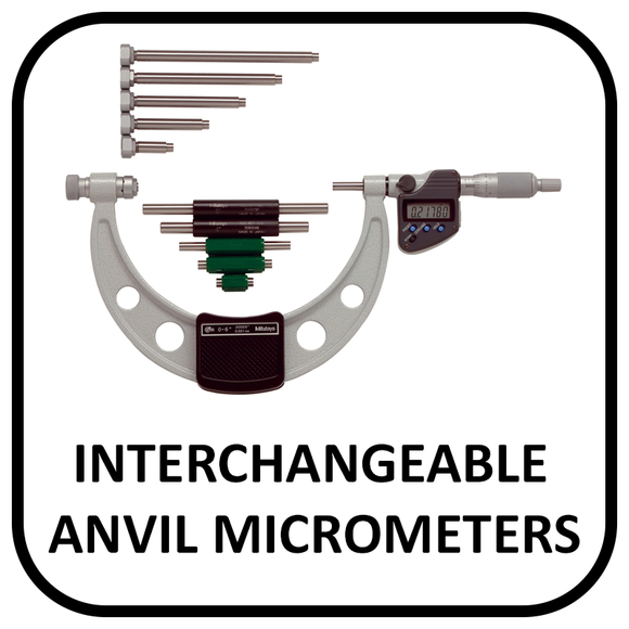 Digital Interchangeable Anvil Micrometers