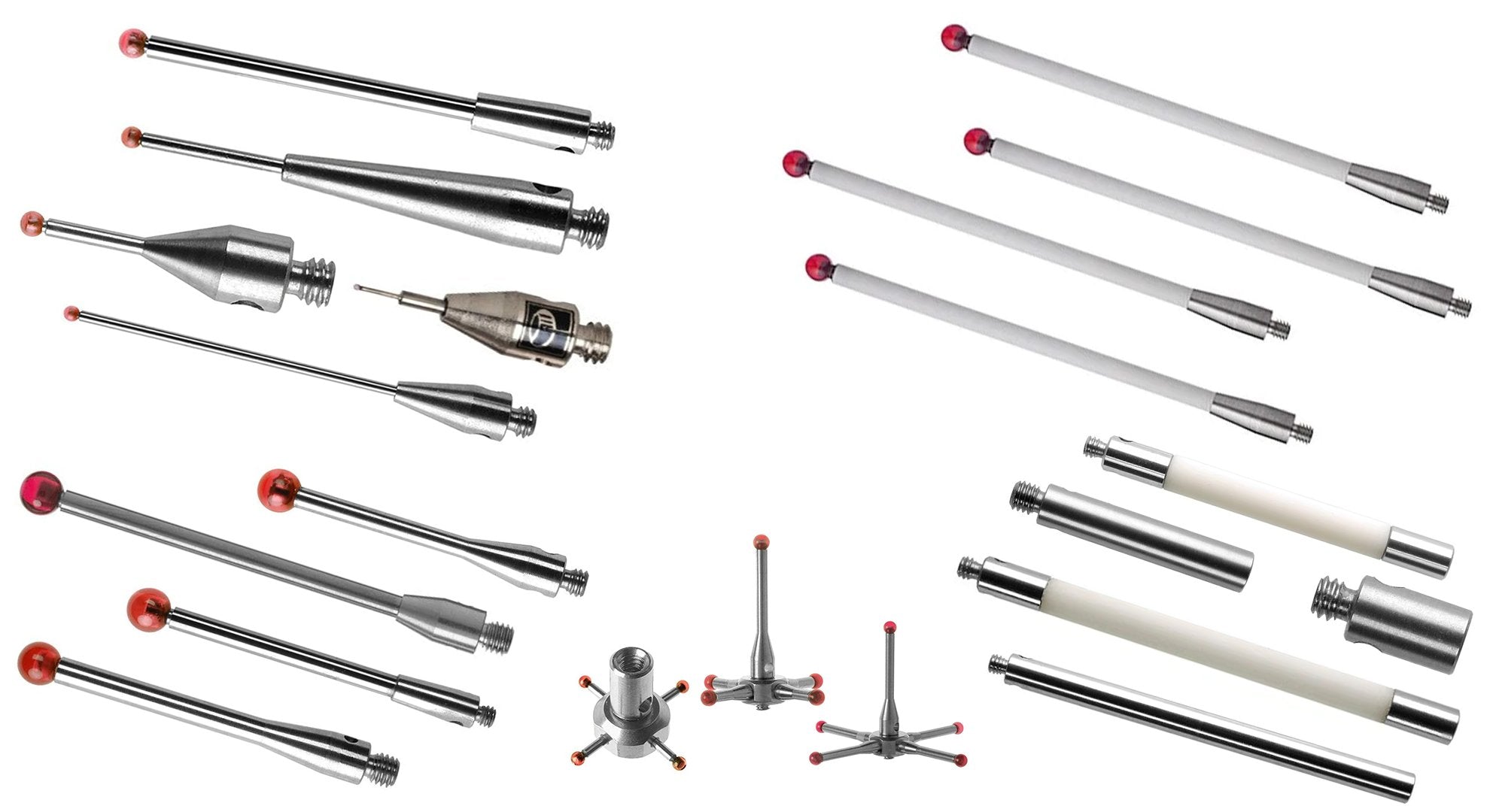 CMM Stylus and Extensions, M2 - M3 Threads | GreatGages.com