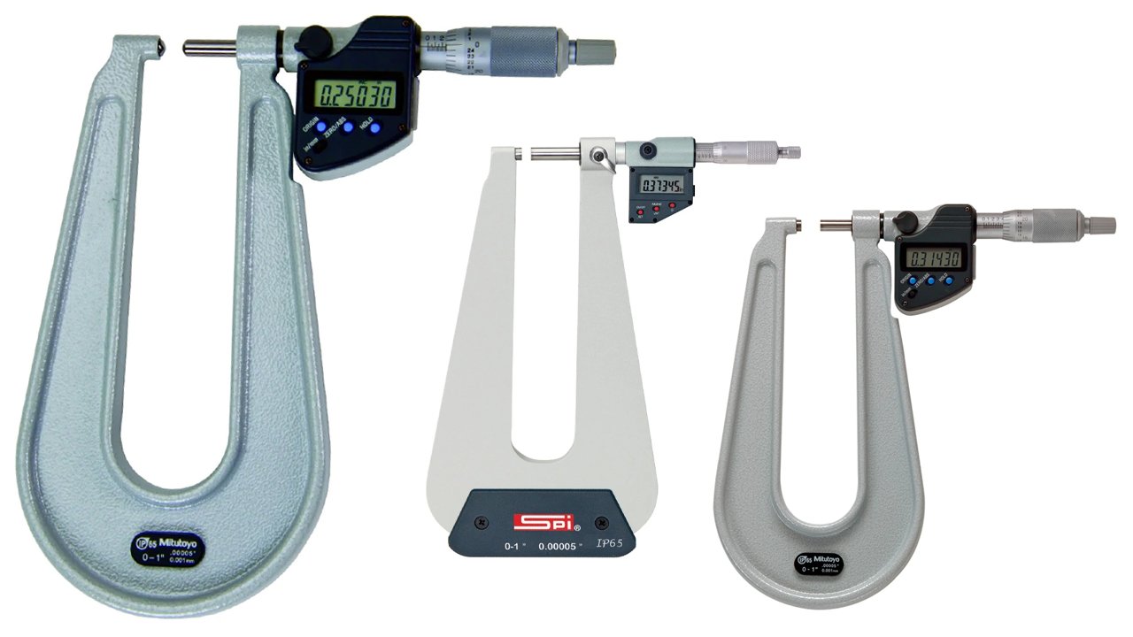 Deep Mike Measurement Digital Deep Throat Micrometers – GreatGages