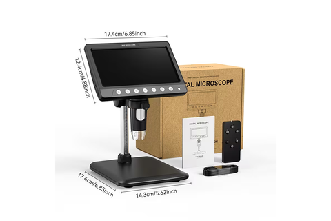 1080P HD Digital Microscope, 50-1200x Magnification