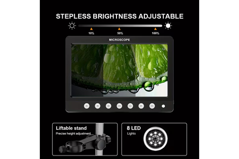 1080P HD Digital Microscope, 50-1200x Magnification