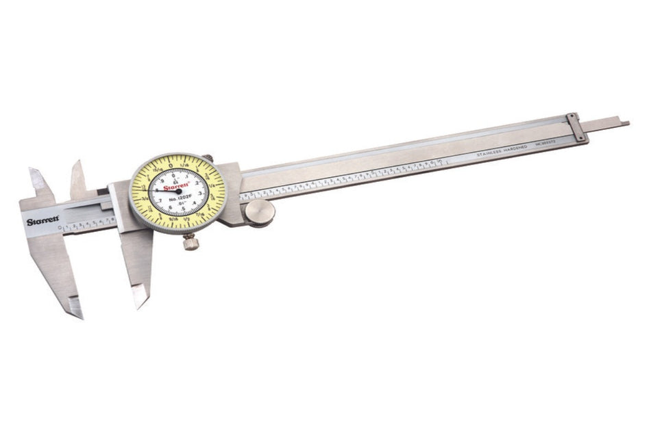 1202F-6 Starrett 6" Fractional Dial Caliper