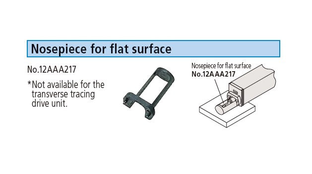 12AAA217 Mitutoyo SJ-210 and SJ-310 Nosepiece for Flat Surfaces