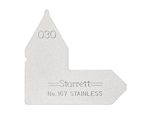 Starrett Radius Gages - Various Sizes