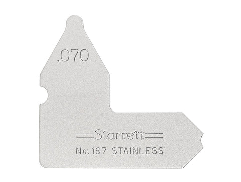 Starrett Radius Gages - Various Sizes