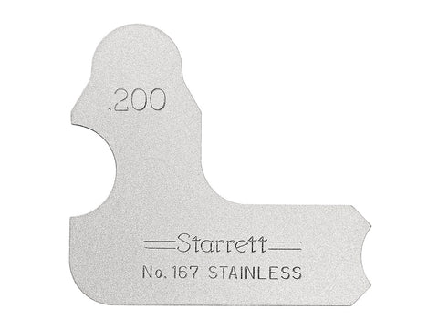 Starrett Radius Gages - Various Sizes