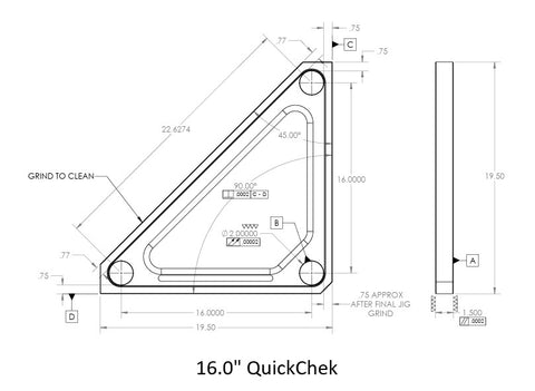 GSG QuikChek for Calibrating CMMs - Various Sizes
