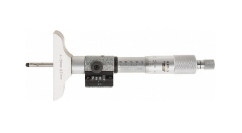 17-823-6 SPI Digit Depth Micrometer 0-150mm Range, 63mm Base