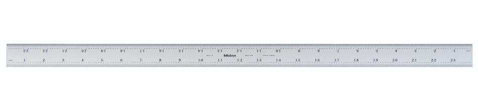 182-165 Mitutoyo Steel Rule 24" with Optional Cal Cert
