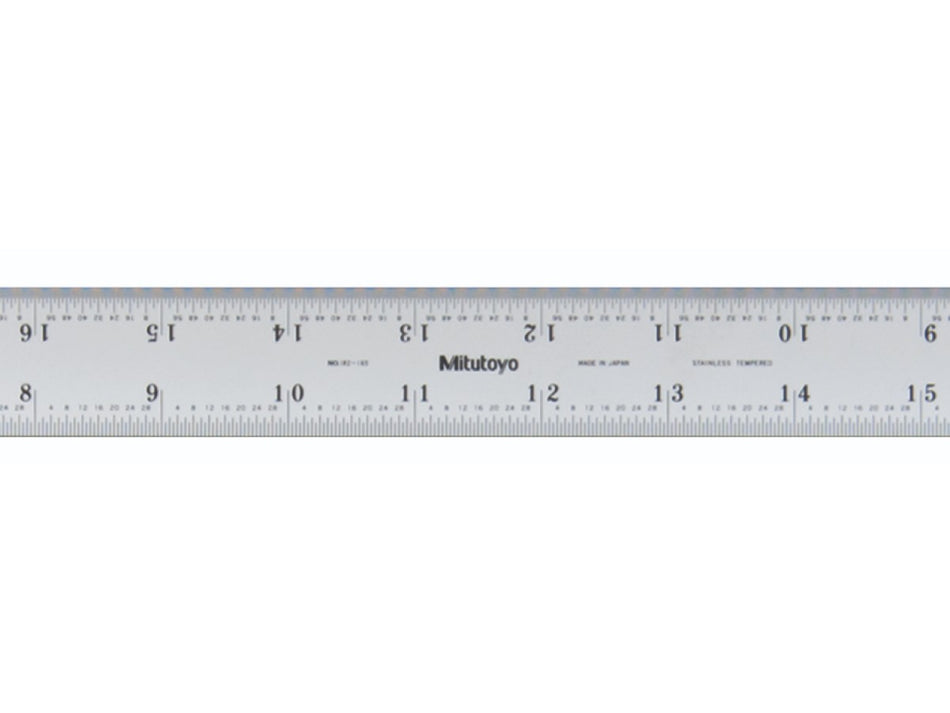 182-165 Mitutoyo Steel Rule 24" with Optional Cal Cert