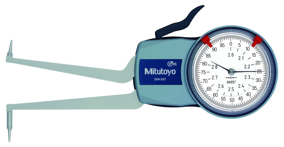 209-357 Mitutoyo Internal Dial Caliper-Type Gage 2.0" - 2.8"