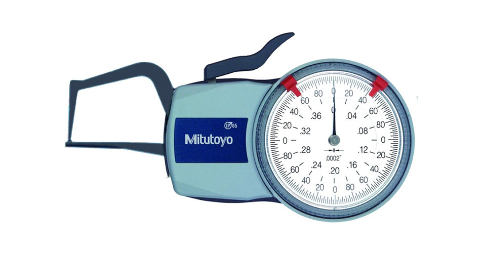 209-452 Mitutoyo Dial Caliper-Type Thickness Gage 0-.40"