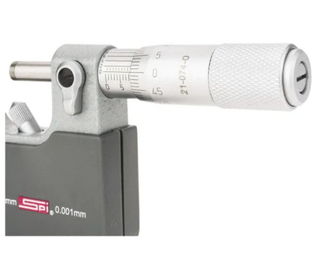 21-074-0 SPI Indicating Micrometer 0-25mm w/ Cert Standard Indicating Micrometers SPI   