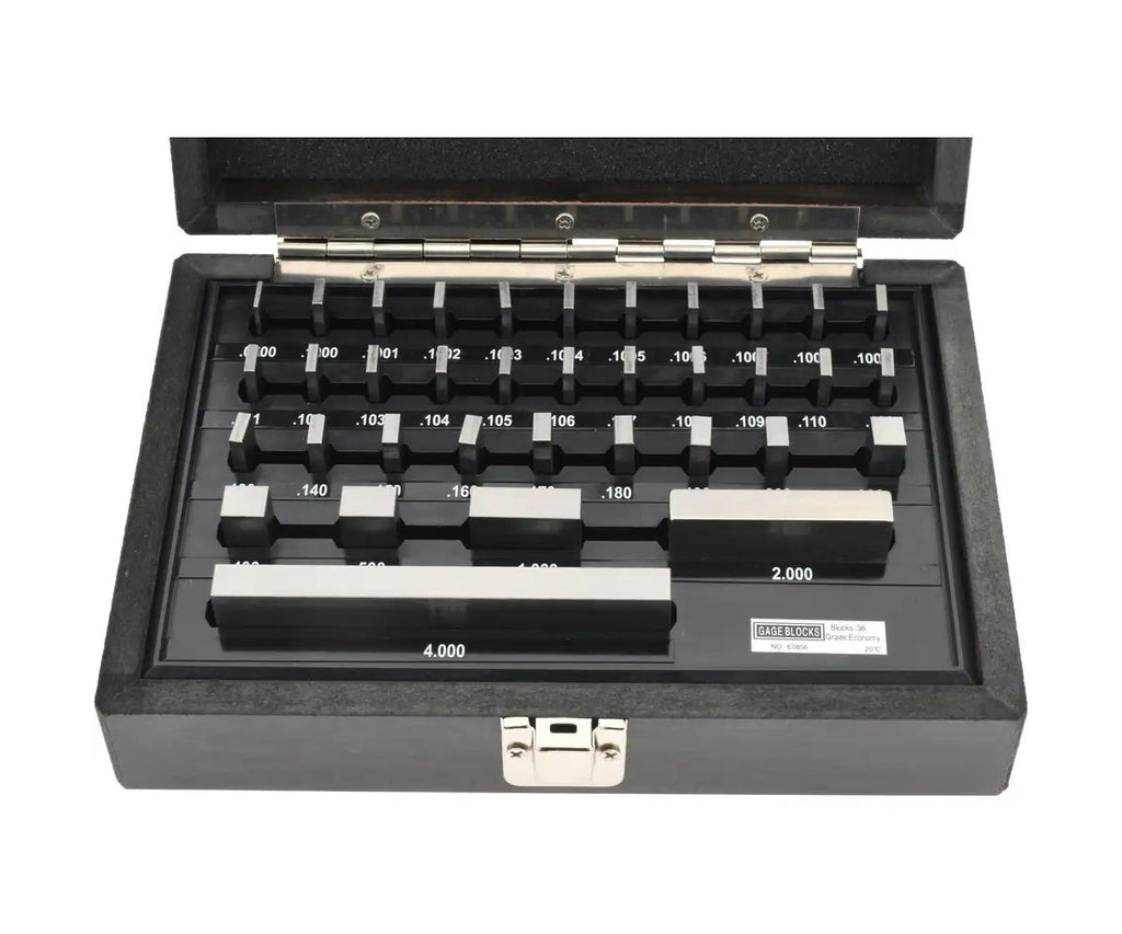 30-916-1 Rect Gage Block Set, 36pc Economy – GreatGages