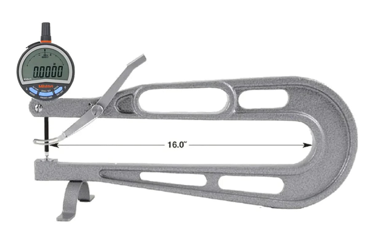 Deep Mike Measurement Deep Throat Micrometer, 0.5