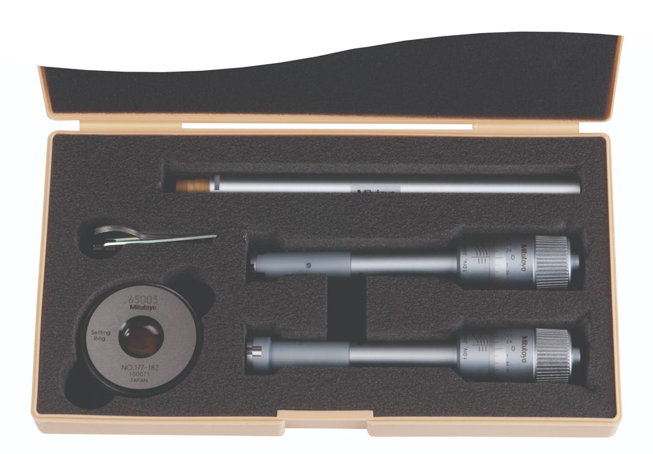 368-995 Mitutoyo Holtest II Internal Micrometer Set, 0.5" - 0.8"