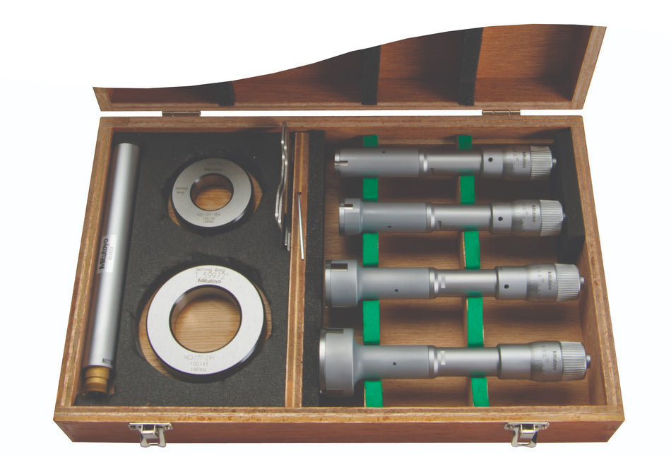 368-996 Mitutoyo Holtest II Internal Micrometer Set, 0.8" - 2.0"