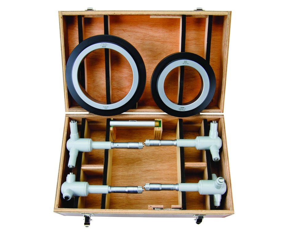 368-998 Mitutoyo Holtest II Internal Micrometer Set, 4.0" - 8.0"