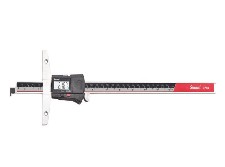 3753A-12/300 Starrett Electronic Depth Gage 0-12"
