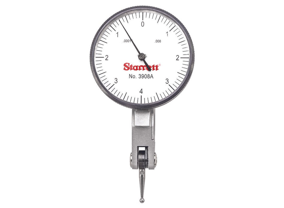 3908A Starrett Dial Test Indicator .008" Range - .0001" Grad