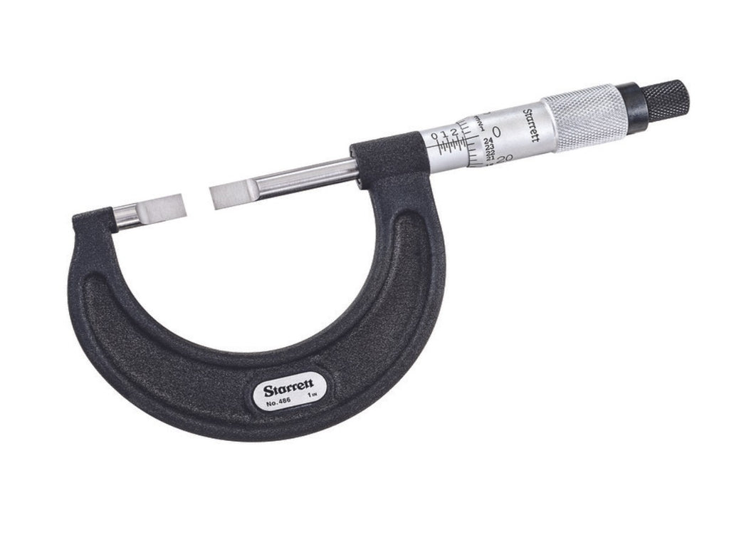 486P-1 Starrett Mechanical Blade Micrometer 0-1