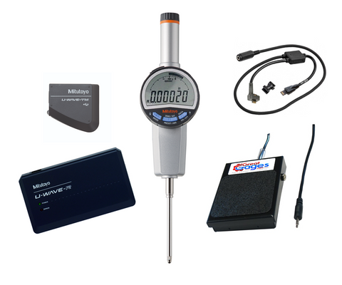 543-732B-UW Mitutoyo Digital Indicator to PC U-Wave Wireless Package, 2
