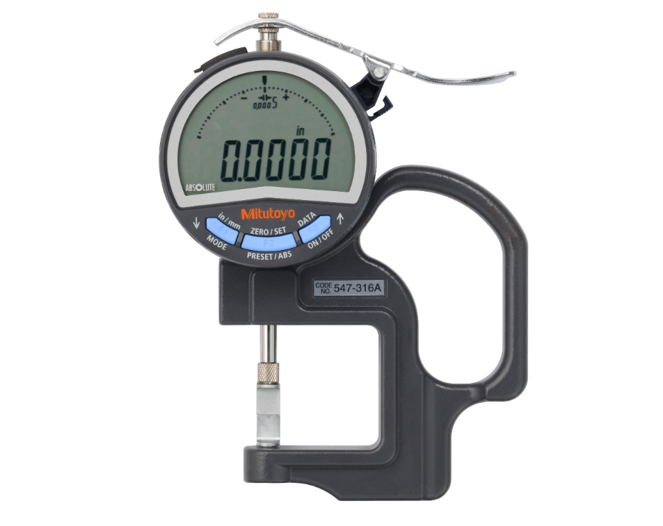 547-316A Mitutoyo Blade Anvil Thickness Gage